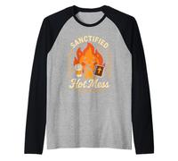 Christian ADHD Faith Mental Health Jesus Neurodivergent Raglan Baseball Tee
