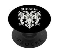 Christian Albanian Eagle with Cross - Albania PopSockets Adhesive PopGrip
