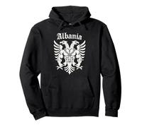 Christian Albanian Eagle with Cross - Albania Pullover Hoodie