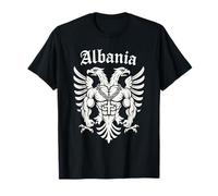 Christian Albanian Eagle with Cross - Albania T-Shirt