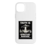 Christian Alien Meme Paranormal Prophecy Spiritual Warfare Case for iPhone 14 Plus