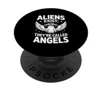 Christian Aliens Exist They Are Called Angels PopSockets Adhesive PopGrip