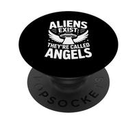 Christian Aliens Exist Theyre Called Angels PopSockets Adhesive PopGrip