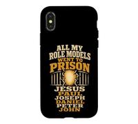 Christian All My Role Models Went To Prison Gift Case for iPhone X/XS