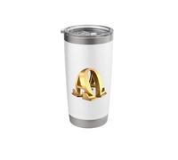 Christian Alpha Omega Symbol Stainless Steel Insulated Tumbler