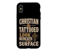 Christian And Tattooed Look Beneath The Surface Gift Case for iPhone X/XS
