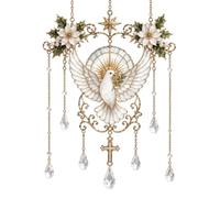 Christian Angel Christmas Gold Window Hanging Ornament，A