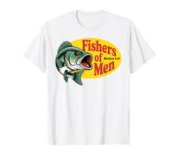 Christian Angler Fishers of Men Matthew 4 19 Verse T-Shirt