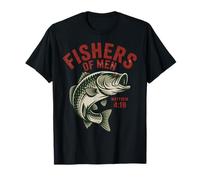 Christian Angler Fishers of Men Matthew 4 19 Verse T-Shirt