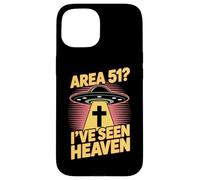 Christian Area 51 Ive Seen Heaven UFO Cross Case for iPhone 15