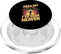 Christian Area 51 Ive Seen Heaven UFO Cross PopSockets PopGrip for MagSafe