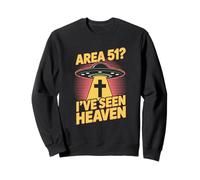 Christian Area 51 Ive Seen Heaven UFO Cross Sweatshirt