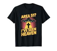 Christian Area 51 Ive Seen Heaven UFO Cross T-Shirt