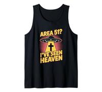 Christian Area 51 Ive Seen Heaven UFO Cross Tank Top