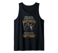 Christian Armor of God Not Today Faith Warrior Gift Tank Top