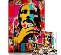 Christian Art Adult Jigsaw Puzzles 1000 Pieces,Family Game Stress Reliever Difficult Challenge Artists Collection,Fine Art (38x26cm)