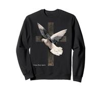 Christian Art Dove Cross Holy Spirit Bible Study Men Women Sweatshirt
