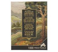 Christian Art Gifts 1000 Piece Puzzle for Adults: Lord is My Shepherd