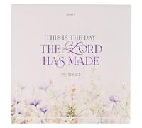 Christian Art Gifts 2027 Wall Calendar: Scripture, 12 Month, Floral Garden
