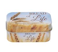 Christian Art Gifts Bible Verse Promise Cards | Bread of Life - 202 Scriptures to Nourish Your Soul | Daily Encouraging Pocket Size Scripture Cards for Men and Women in Decorative Tin (5.99)