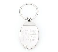 Christian Art Gifts Jeremiah 29:11 Keyring