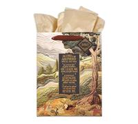 Christian Art Gifts Large Gift Bag with Tissue Paper, Psalm 23