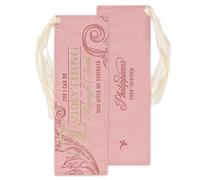 Christian Art Gifts Pink & Gold Faux Leather Premium Bible Verse Bookmark for Women: Everything Through Christ - Philippians 4:13 Inspirational Scripture w/Satin Ribbon, Cute, Sturdy, Floral Debossed