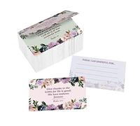 Christian Art Gifts Refill Card Pack for Count Your Blessings Gratitude Jar, As For Me and My House, Joshua 24:15, 365 Cards Only (No Jar)
