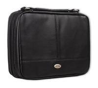 Christian Art Gifts Two-Fold Luxleather Bible Organizer Blk XL