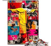 Christian Art Jigsaws 1000 Pieces for Adults, Educational Games Home Decoration Suitable for Desktop Decoration (26x38cm)