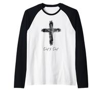 Christian Ash Cross Dust to Dust Catholic Religious Jesus Raglan Baseball Tee