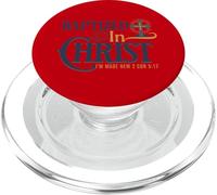 Christian Baptism Bible Verse Baptized in Christ PopSockets PopGrip for MagSafe