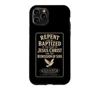 Christian Baptism Gift Repent And Be Baptized Case for iPhone 11 Pro