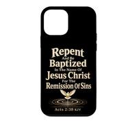 Christian Baptism Gift Repent And Be Baptized Case for iPhone 12 mini