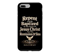 Christian Baptism Gift Repent And Be Baptized Case for iPhone 7 Plus/8 Plus