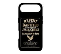 Christian Baptism Gift Repent And Be Baptized Case for iPhone Air