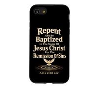 Christian Baptism Gift Repent And Be Baptized Case for iPhone SE (2020) / 7/8