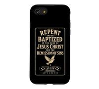Christian Baptism Gift Repent And Be Baptized Case for iPhone SE (2020) / 7/8