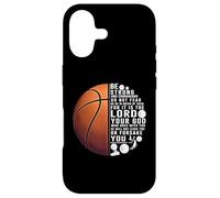 Christian Basketball Deuteronomy 31:6 Scripture Verse Case for iPhone 17
