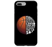 Christian Basketball Deuteronomy 31:6 Scripture Verse Case for iPhone 7 Plus/8 Plus