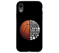 Christian Basketball Deuteronomy 31:6 Scripture Verse Case for iPhone XR