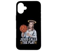 Christian Basketball Lover Religious Baller Jesus Christ Case for iPhone 16 Plus