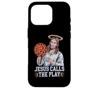 Christian Basketball Lover Religious Baller Jesus Christ Case for iPhone 16 Pro