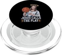 Christian Basketball Lover Religious Baller Jesus Christ PopSockets PopGrip for MagSafe