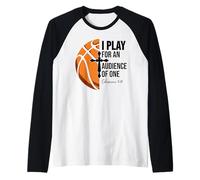Christian Basketball Scripture 23 God Basketball Bible Verse Raglan Baseball Tee