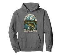 Christian Bass Fishing Hunting Outdoor Tee Matt 4:19 Church Pullover Hoodie
