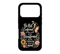 Christian Be Not Conformed Transformed Romans 12:2 Gift Case for iPhone 17 Pro