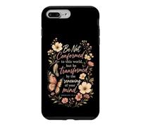 Christian Be Not Conformed Transformed Romans 12:2 Gift Case for iPhone 7 Plus/8 Plus