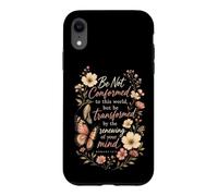 Christian Be Not Conformed Transformed Romans 12:2 Gift Case for iPhone XR