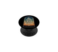 Christian Be Still And Know Psalm 46:10 Gift PopSockets Adhesive PopGrip